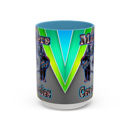 em cee squared - Accent Mug (rainbow split)