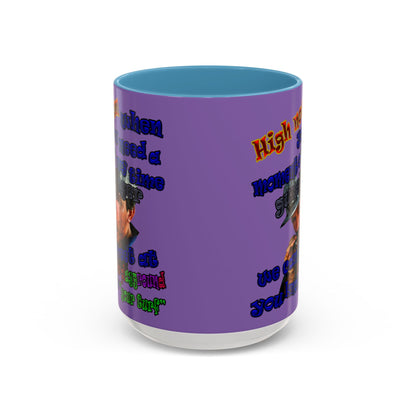 high noon - Accent Mug (light purple)