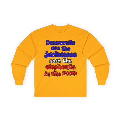 donkeys and elephants - Ultra Cotton Long Sleeve Tee