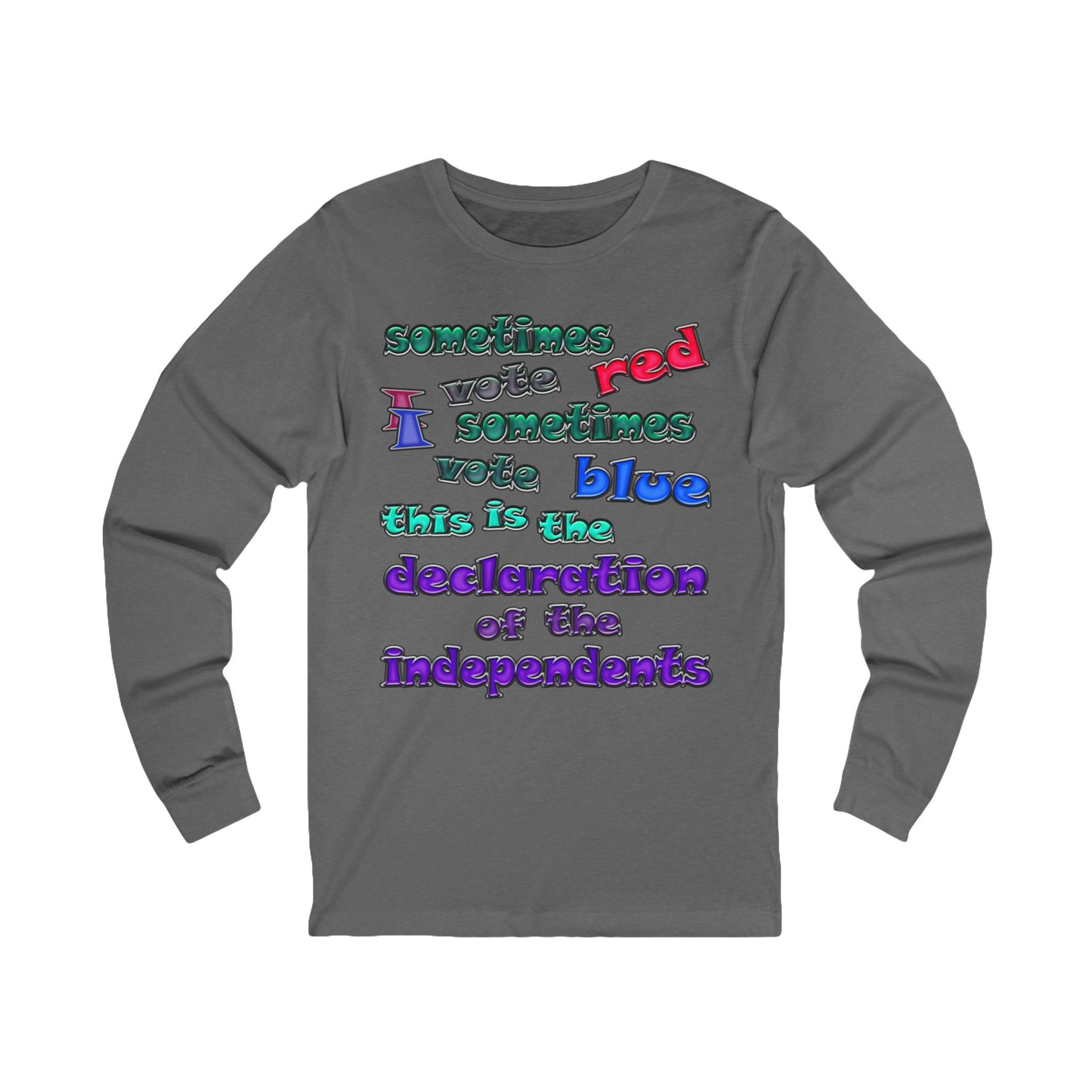 declaration of the independents - Unisex Jersey Long Sleeve Tee