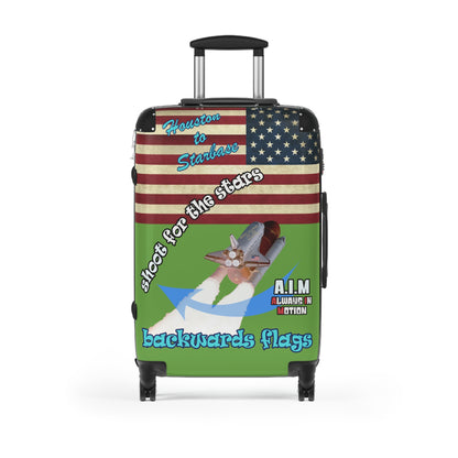 shoot for the stars - Suitcase (green)