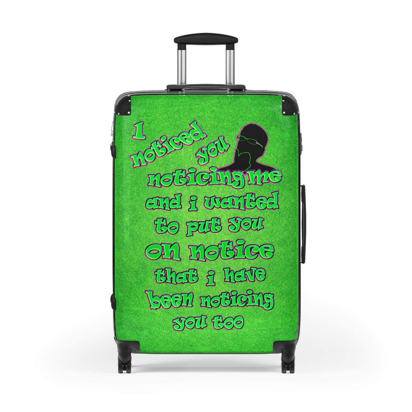 noticed you noticing - Suitcase (green turf)