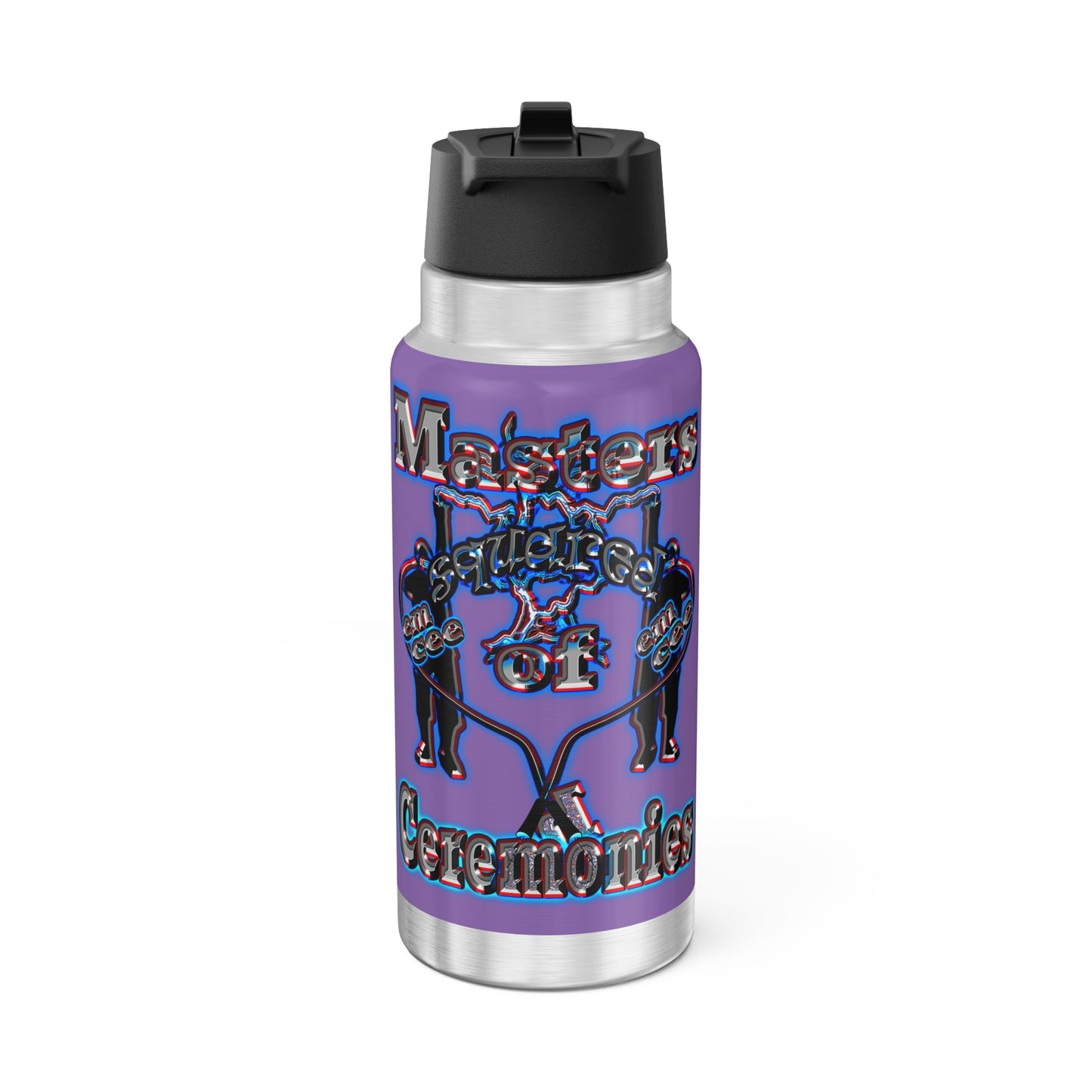 em cee squared - Gator Tumbler, 32oz (light purple)