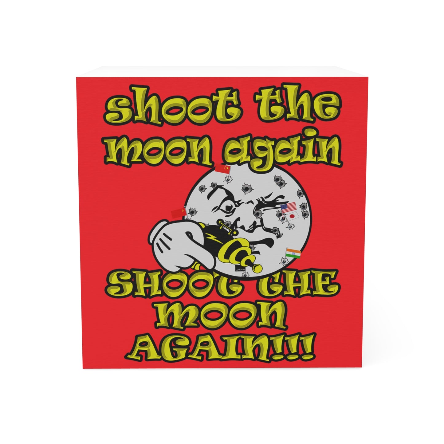 shoot the moon again - note cube (red)