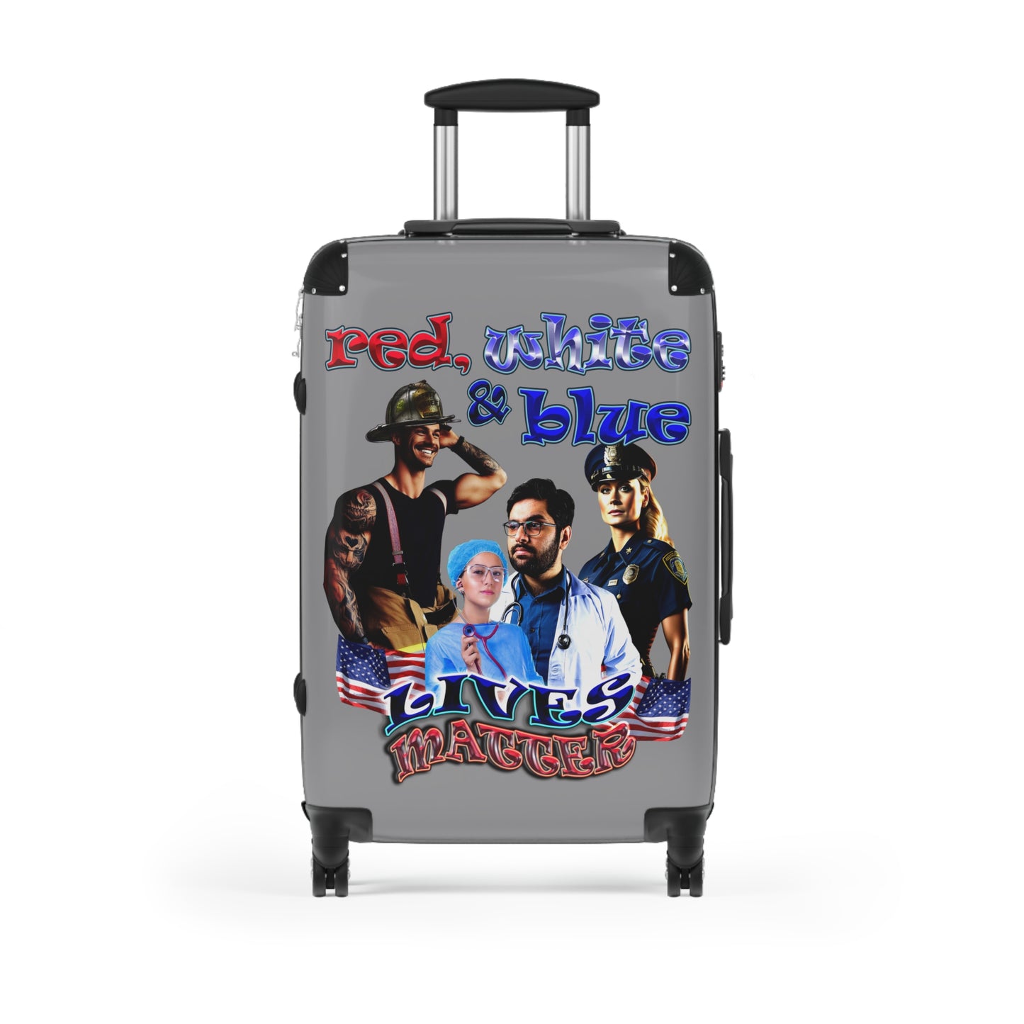 rw&b lives matter - Suitcase (grey)
