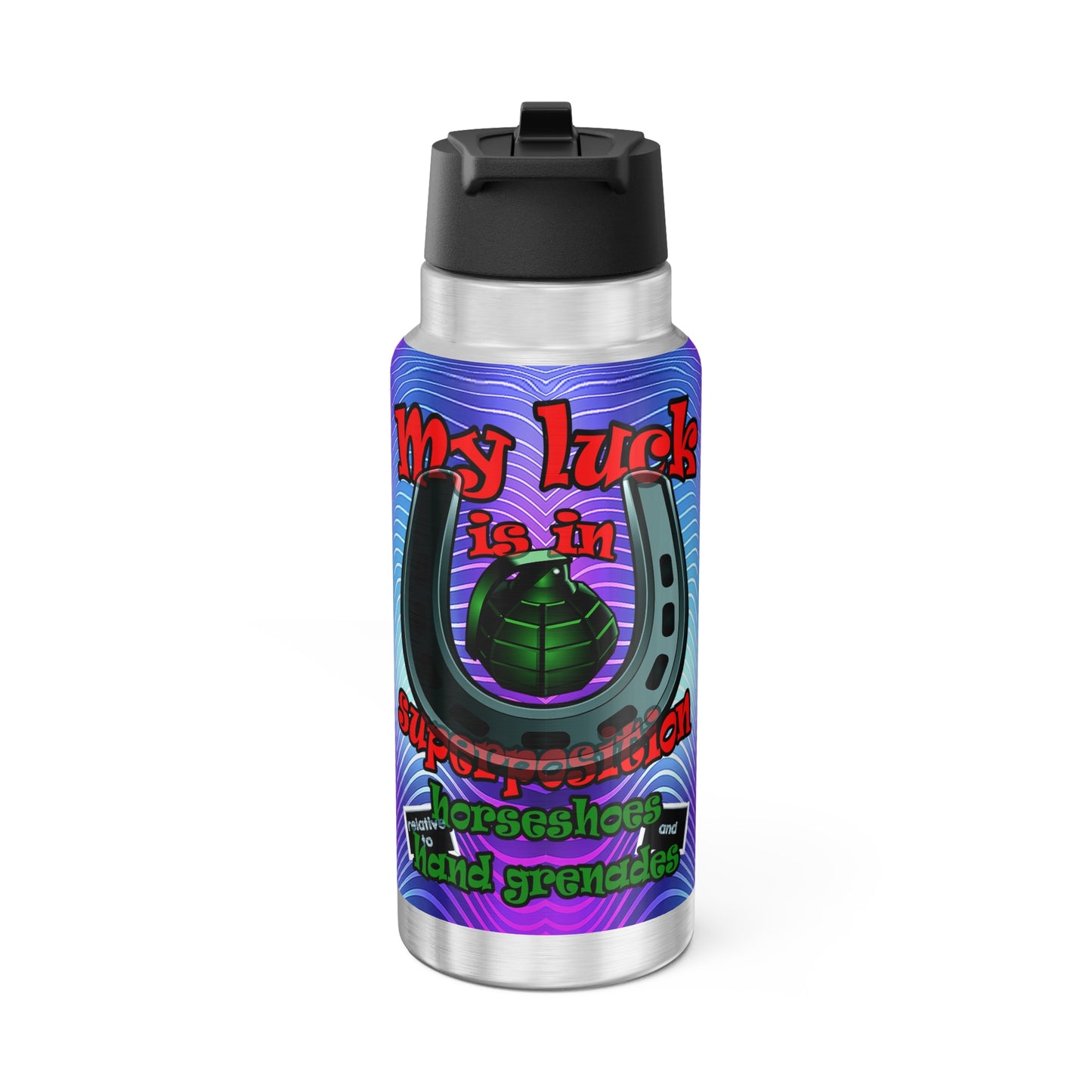 my luck - Gator Tumbler, 32oz  (purple wave)