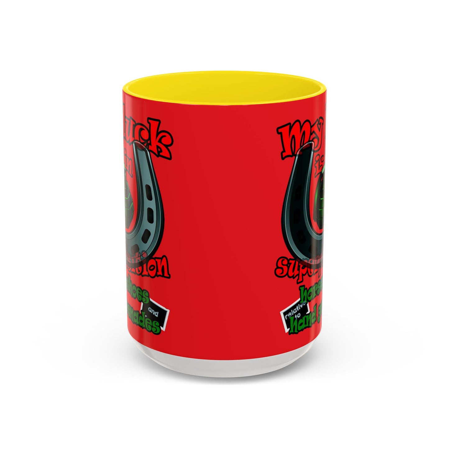 my luck - Accent Mug (red)