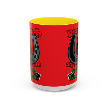 my luck - Accent Mug (red)