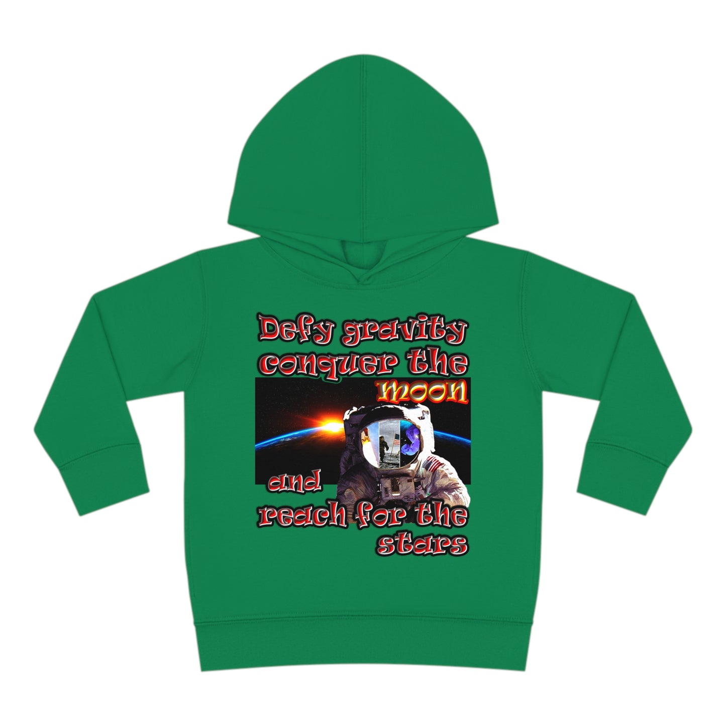 defy conquer reach - Toddler Pullover Fleece Hoodie