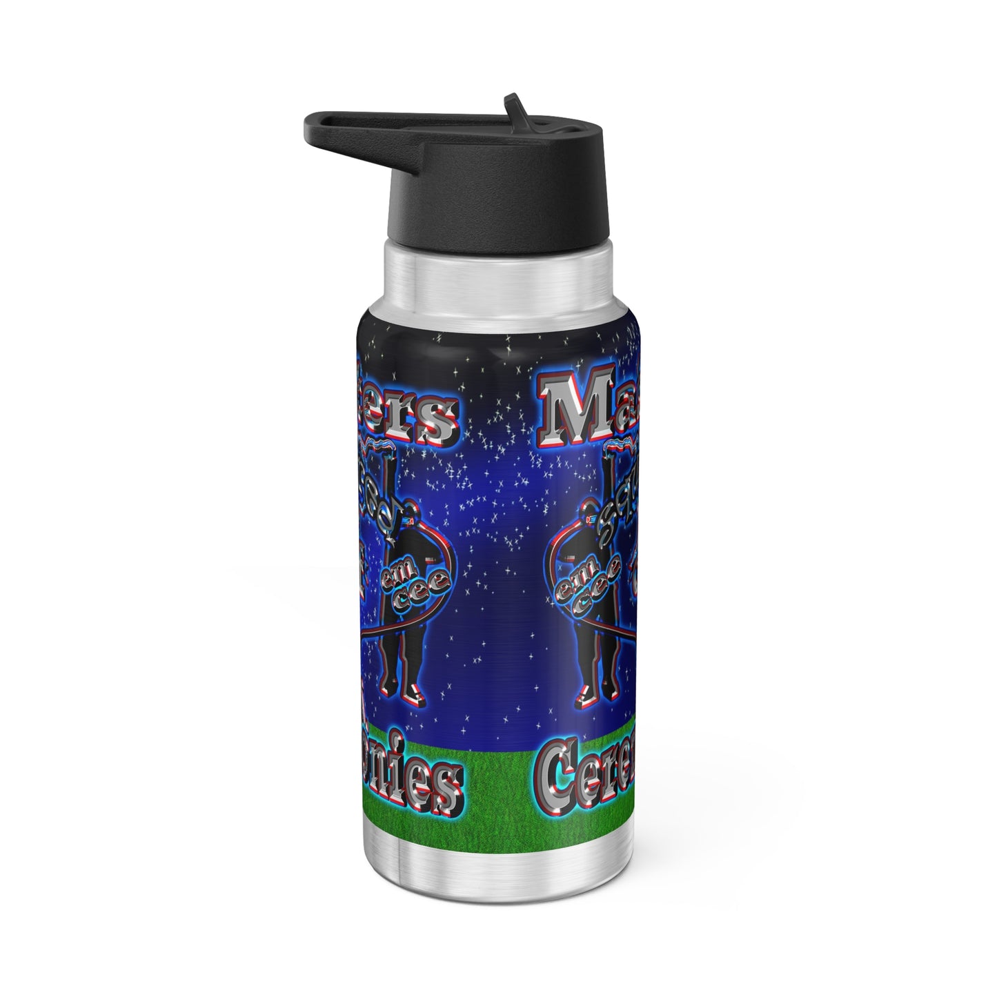 em cee squared - Gator Tumbler, 32oz ('snoops' background)