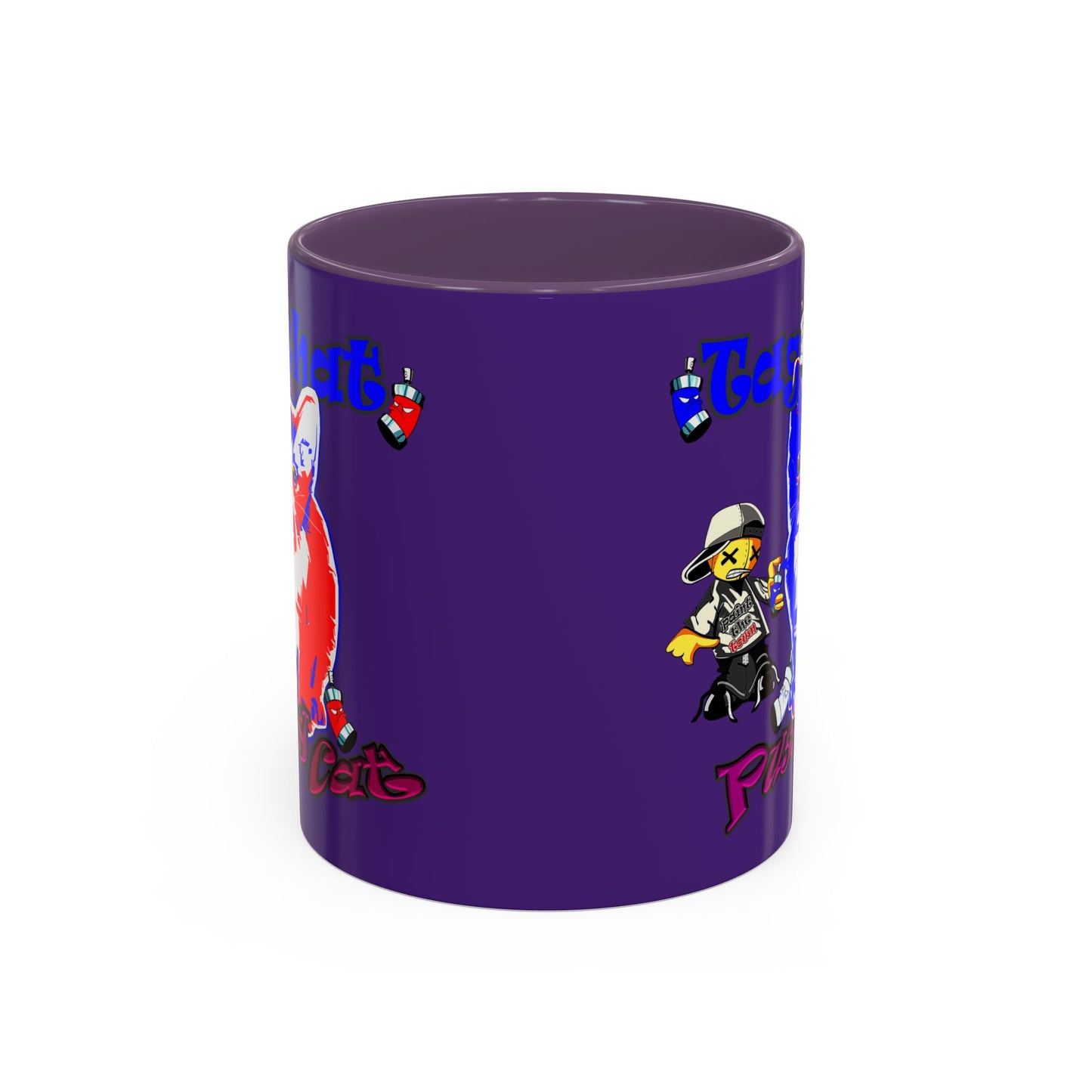 tag that - Accent Mug (purple)