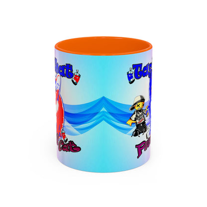 tag that - Accent Mug (light blue-pink wave)