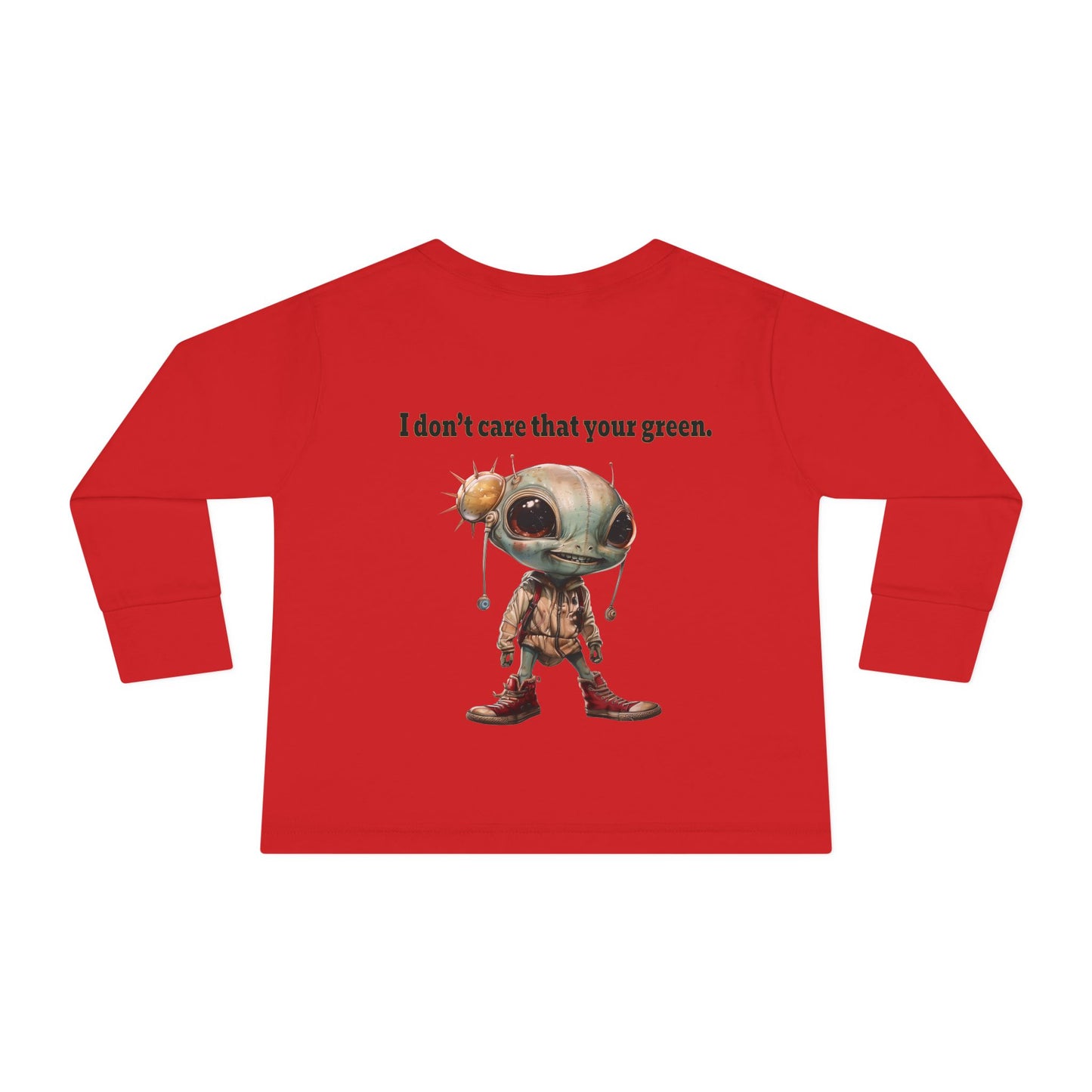 I don't care that your grey - Toddler Long Sleeve Tee