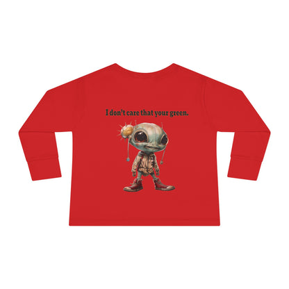 I don't care that your grey - Toddler Long Sleeve Tee