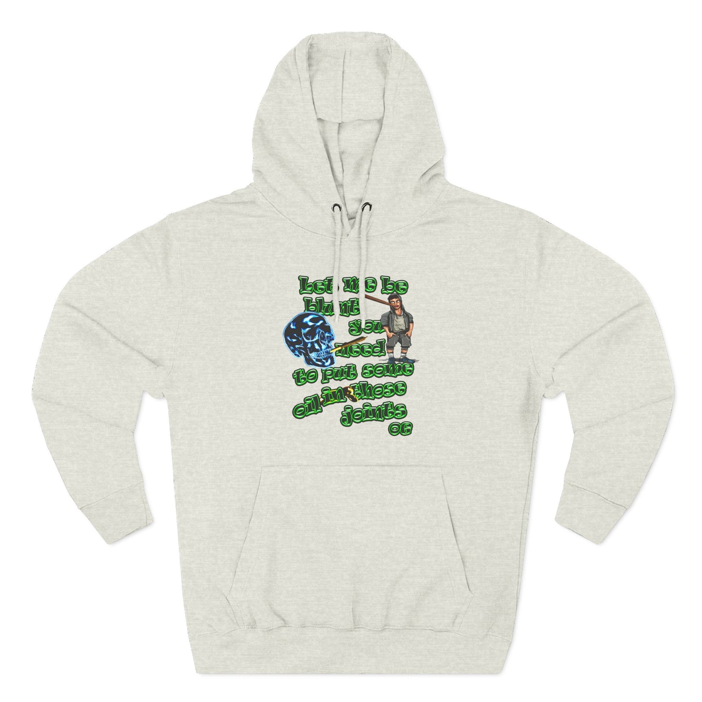 og - Three-Panel Fleece Hoodie