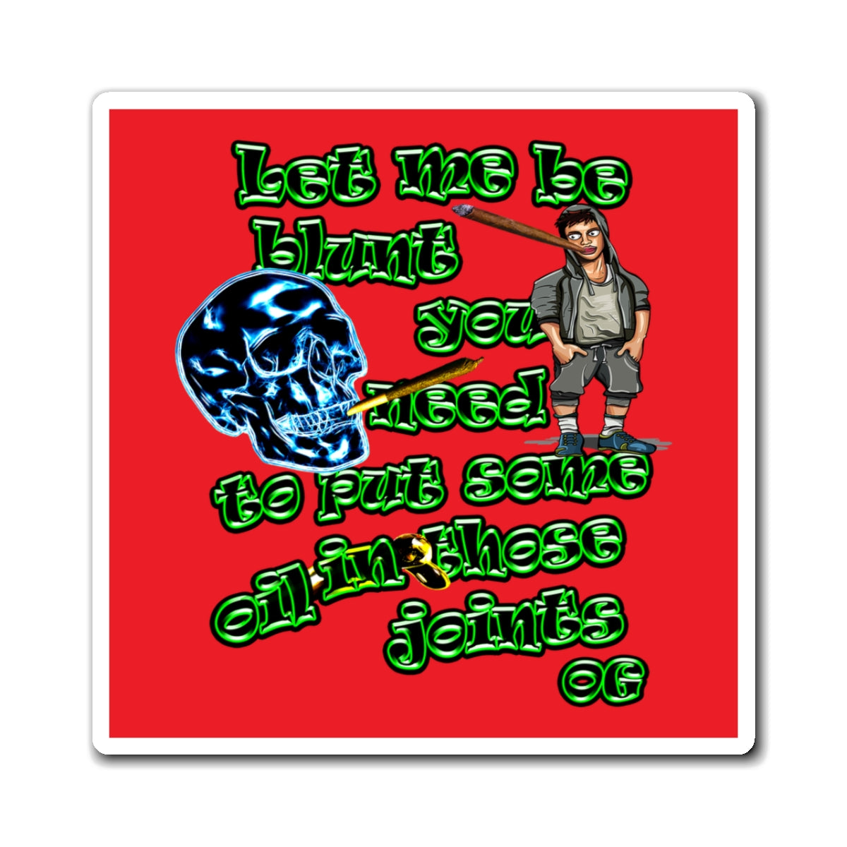 og - Magnets - (red)
