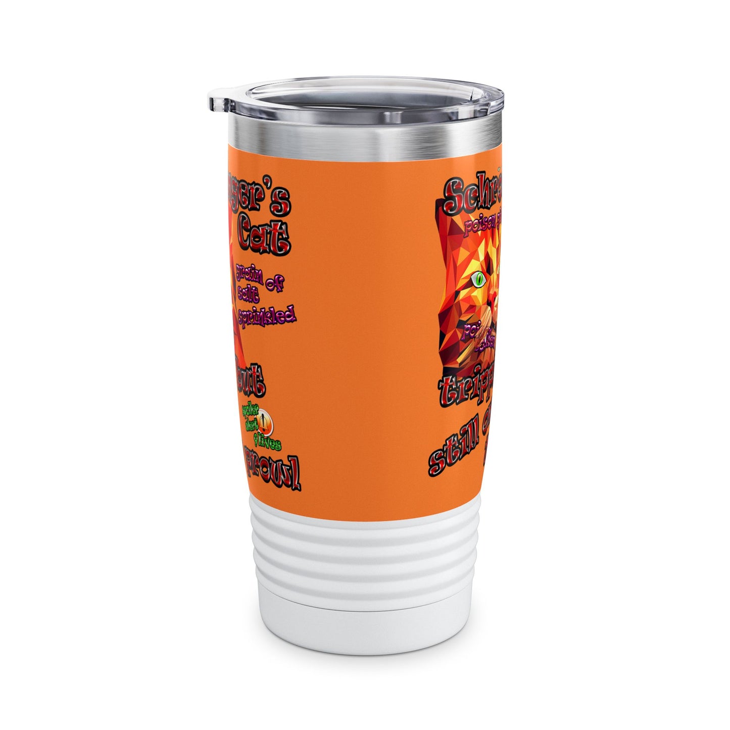schrodinger's cat - Ringneck Tumbler, 20oz (crusta)