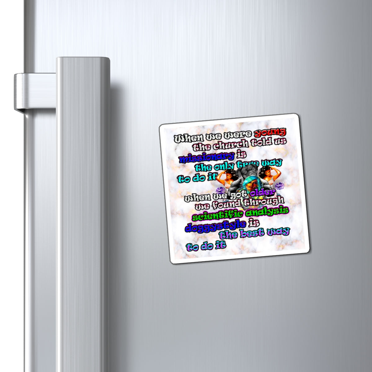 doggystyle - Magnets - (white marble)