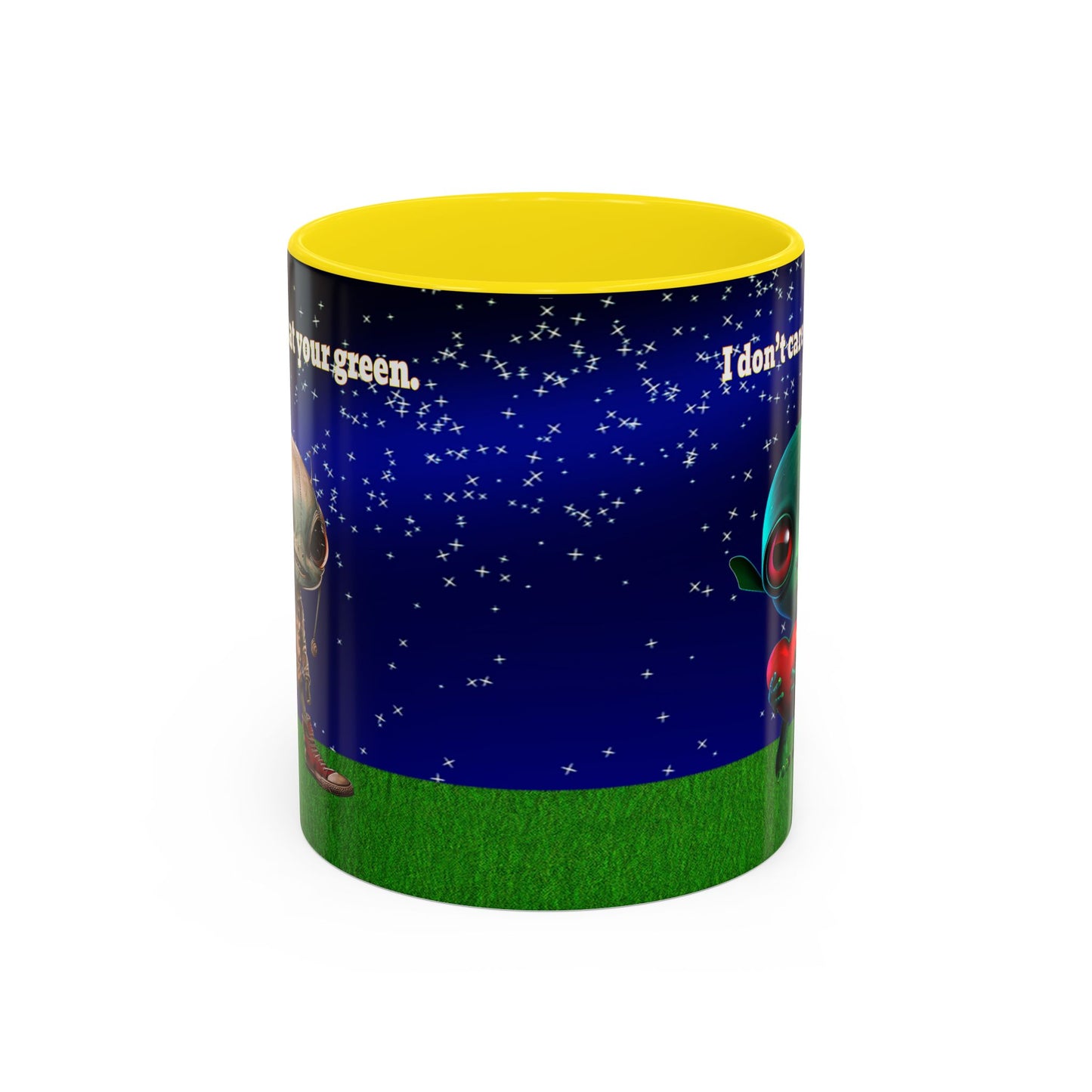 I don't care that your grey - Accent Mug ('snoops' background)