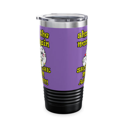 shoot the moon again - Ringneck Tumbler, 20oz (light purple)