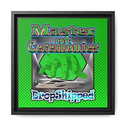 logo - framed canvas art (logo green)