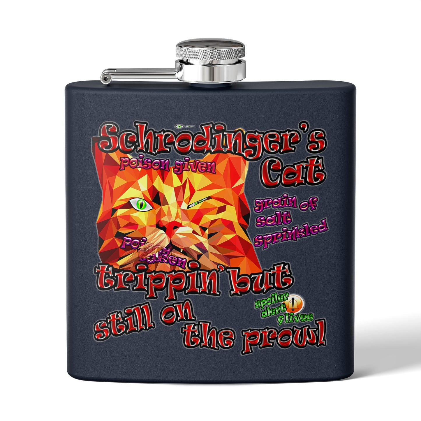 schrodinger's cat - Stainless Steel Flask
