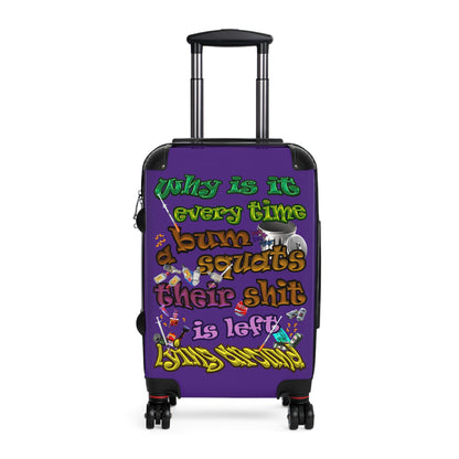the bum's shit - Suitcase (purple)