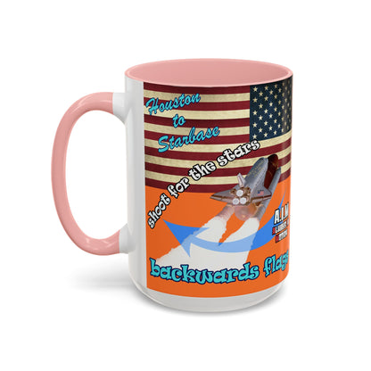 shoot for the stars - Accent Mug (crusta)