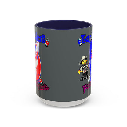 tag that - Accent Mug (dark grey)