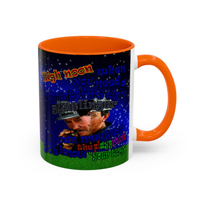 high noon - Accent Mug ('snoops' background)