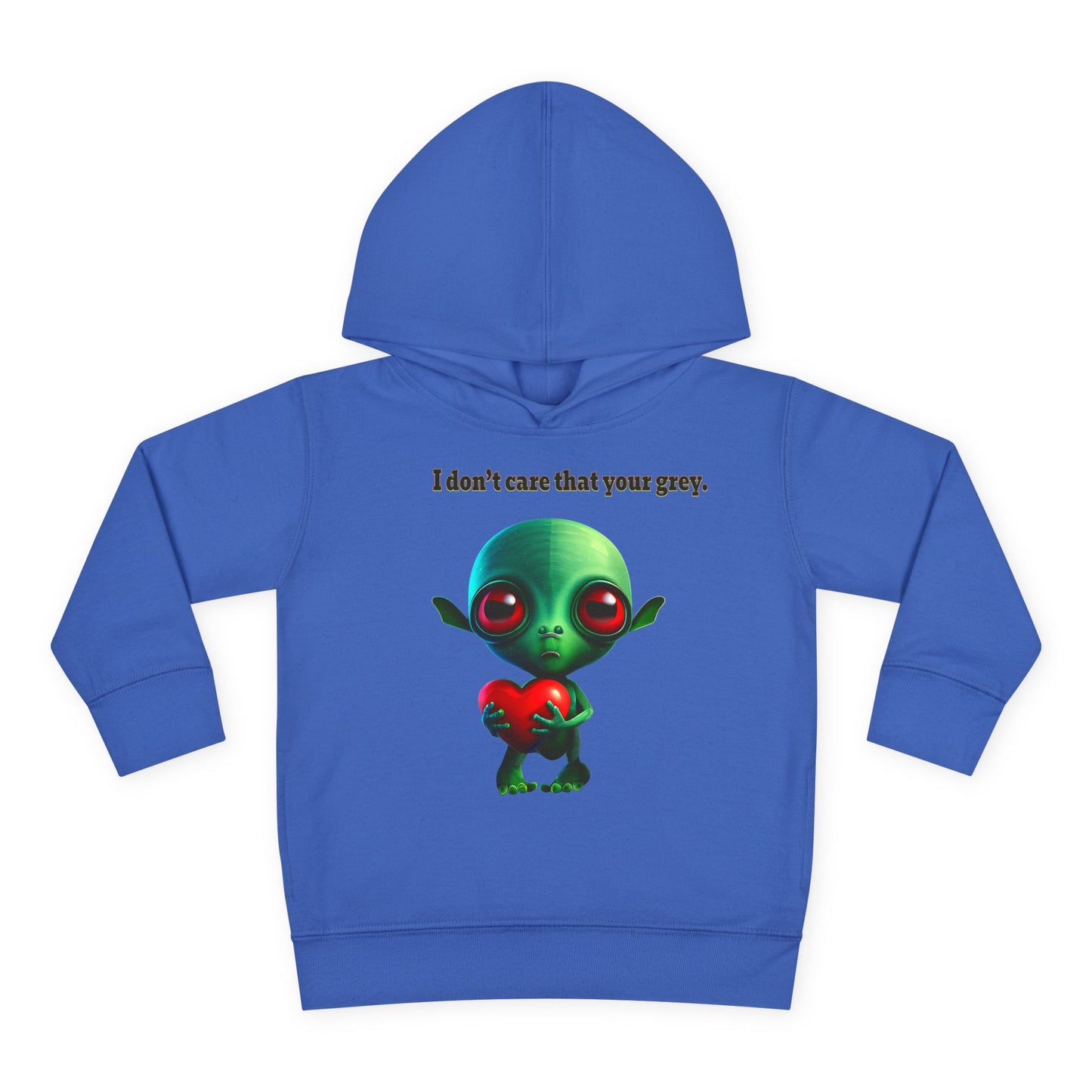 I don't care that your grey - Toddler Pullover Fleece Hoodie