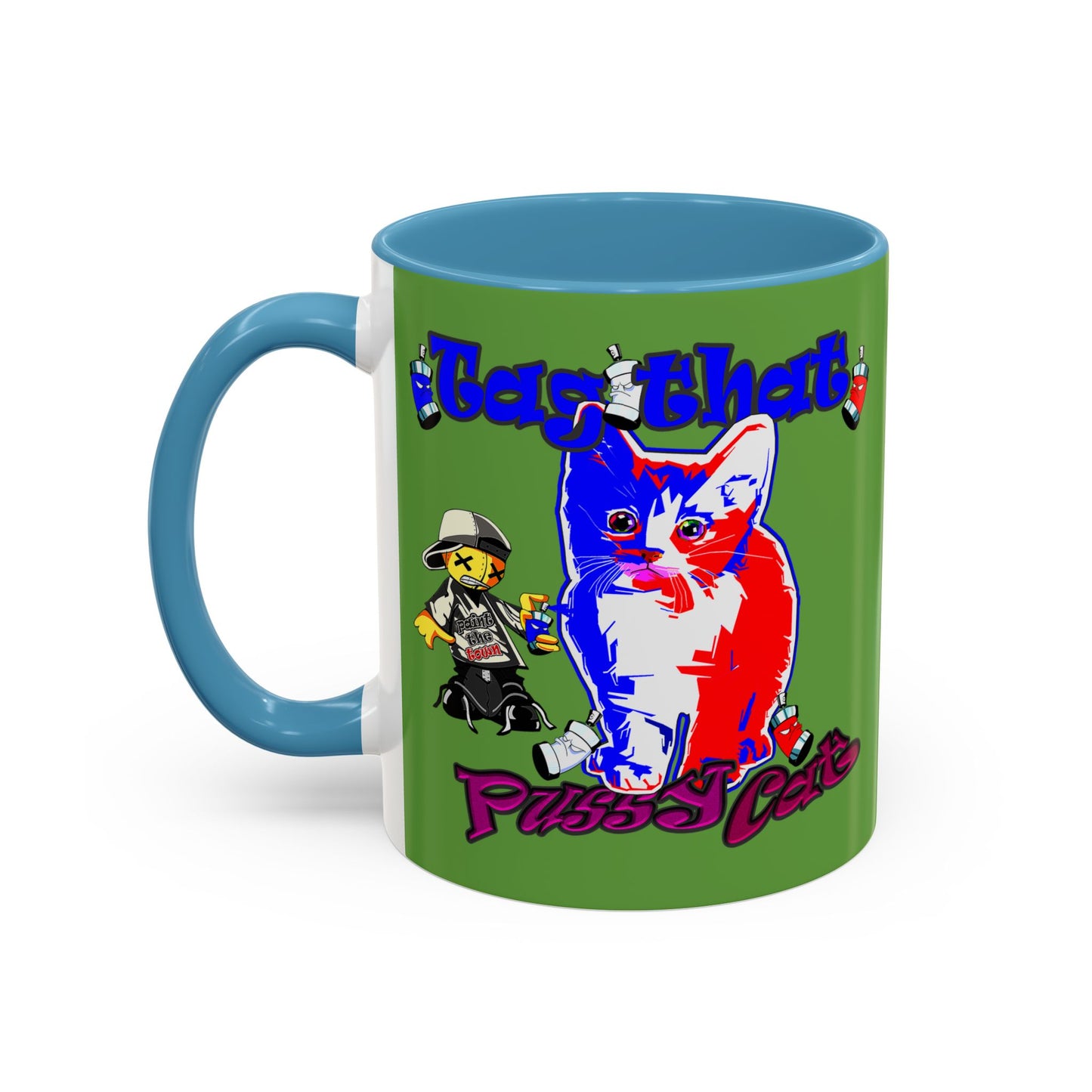 tag that - Accent Mug (green)
