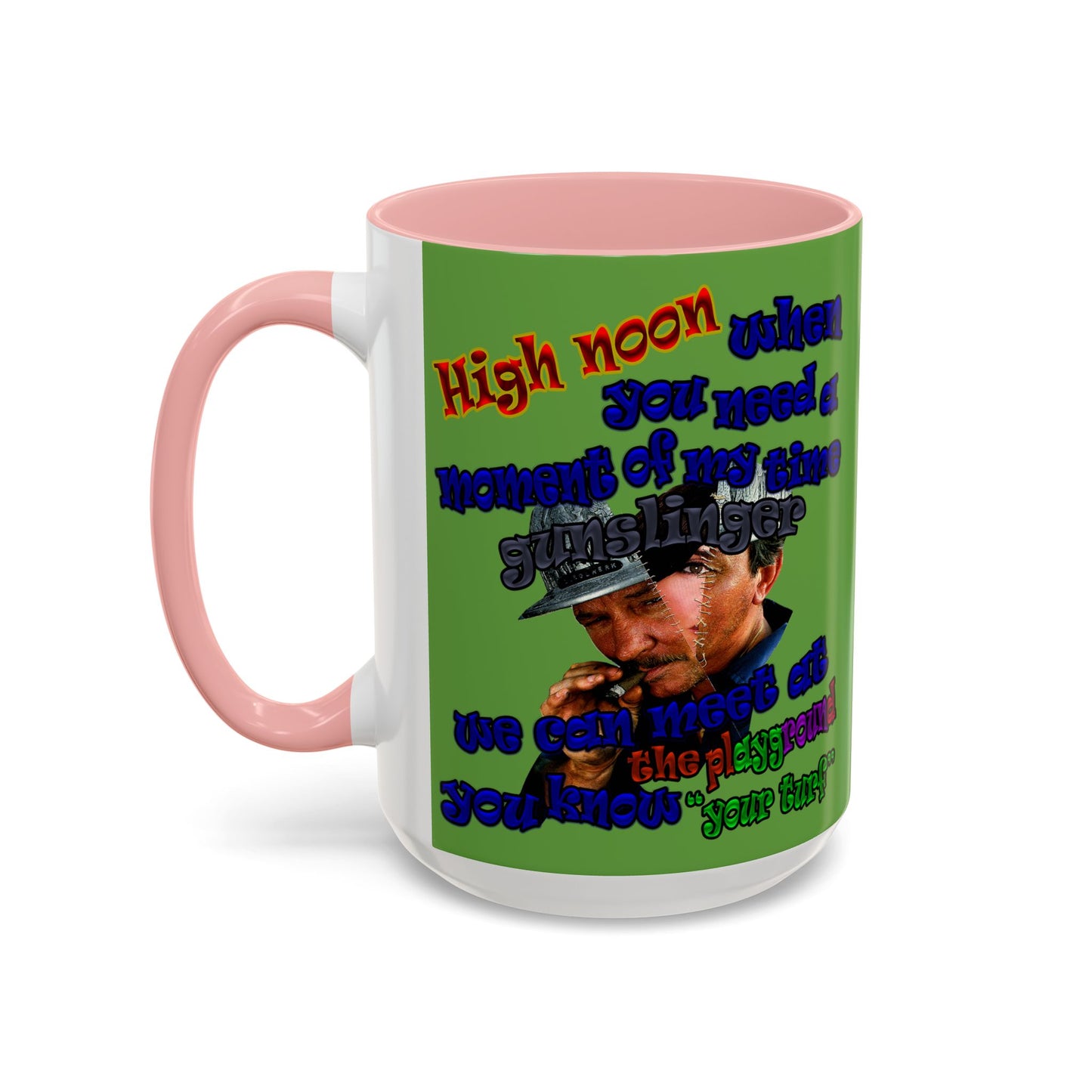 high noon - Accent Mug (green)