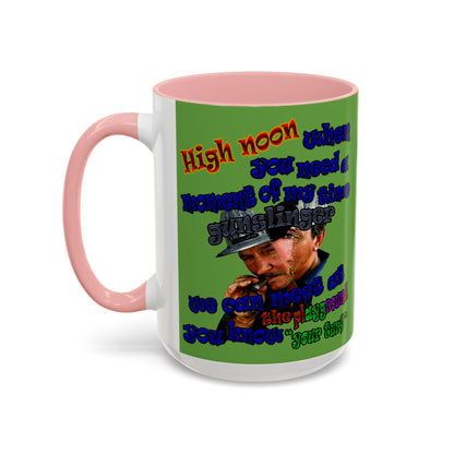 high noon - Accent Mug (green)