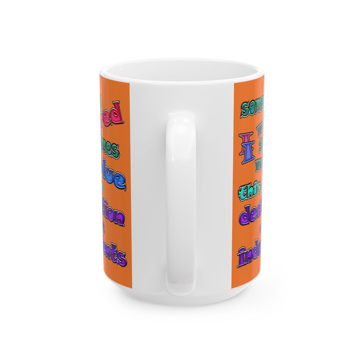 declaration of the independents - White Mug (crusta)