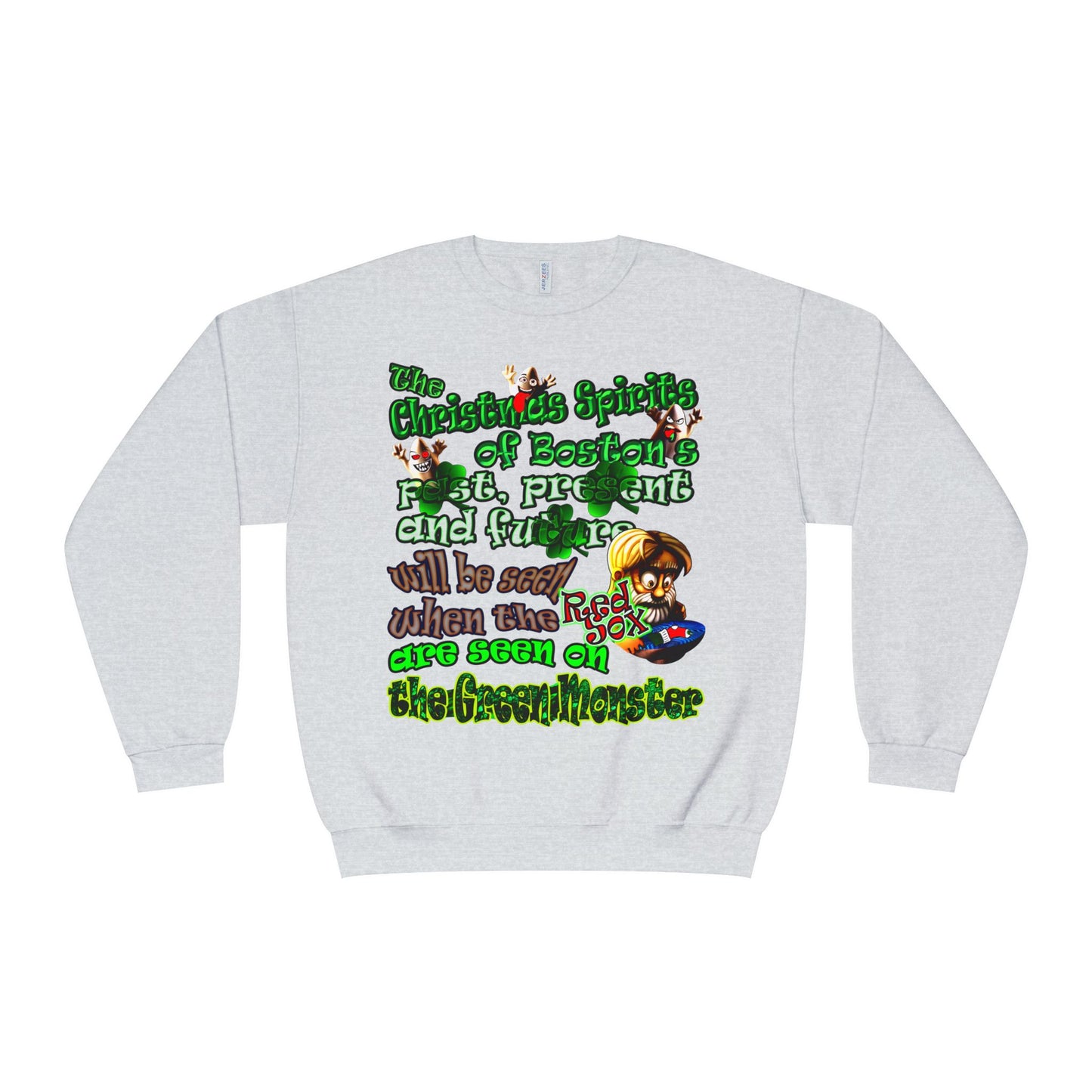 christmas spirits of boston - Unisex NuBlend® Crewneck Sweatshirt