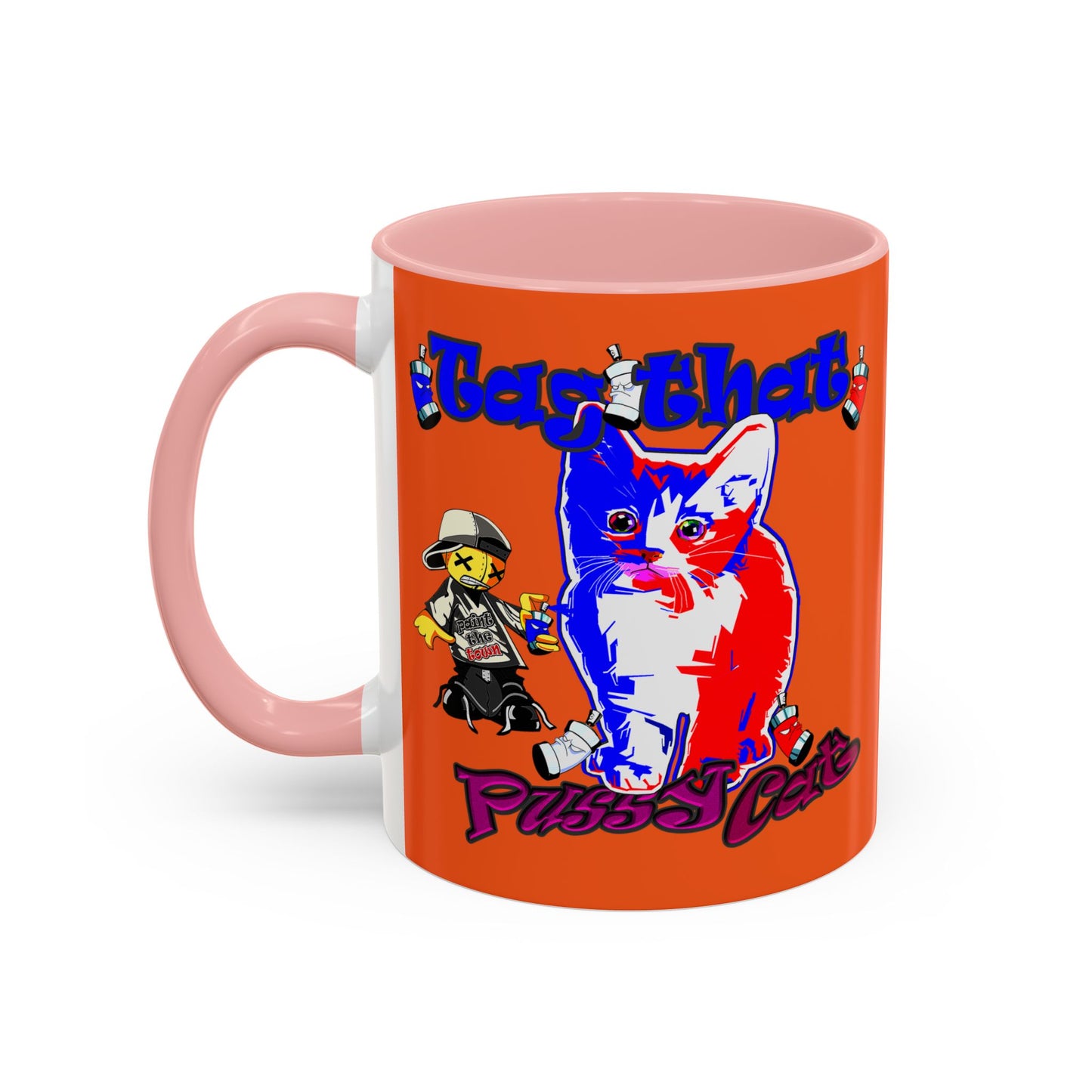 tag that - Accent Mug (orange)