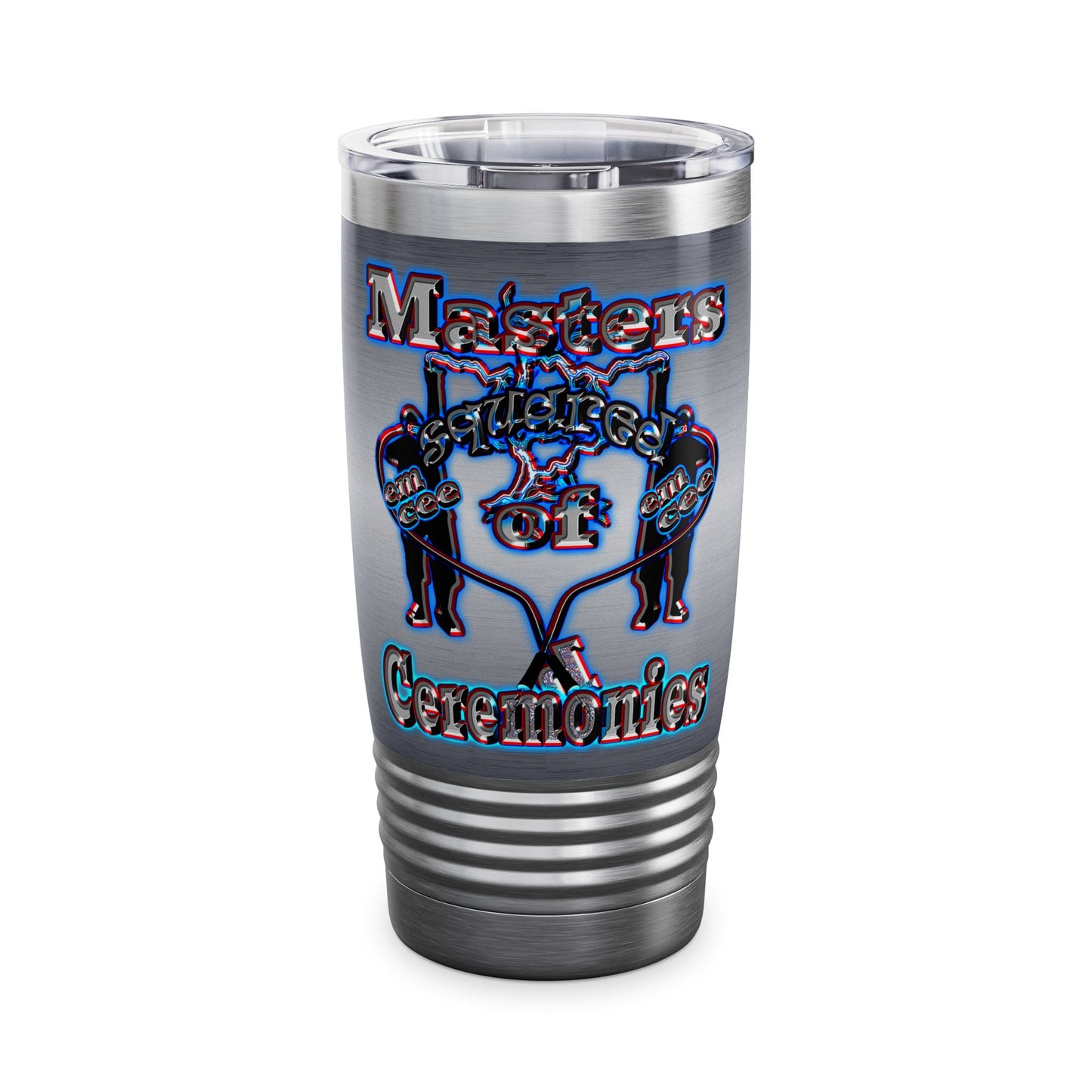 em cee squared - Ringneck Tumbler, 20oz (brushed nickel)