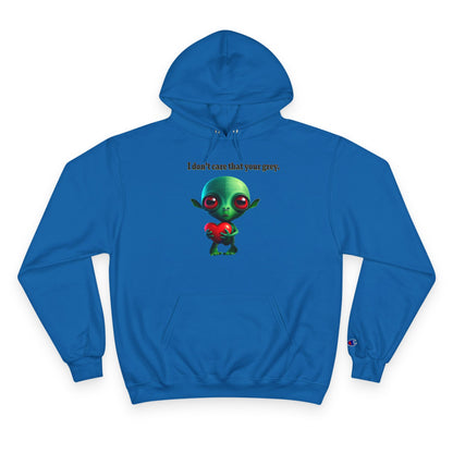 I don't care that your grey - Champion Hoodie