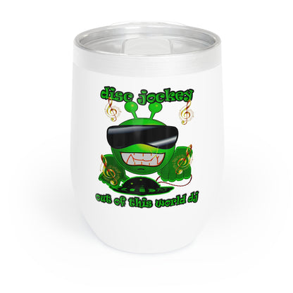 disc jockey - Chill Wine Tumbler