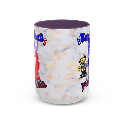 tag that - Accent Mug (white marble)