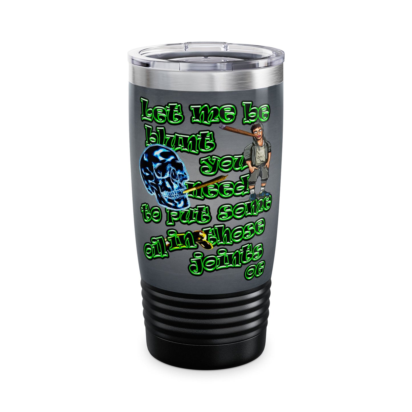 og - Ringneck Tumbler, 20oz (grey-light grey)