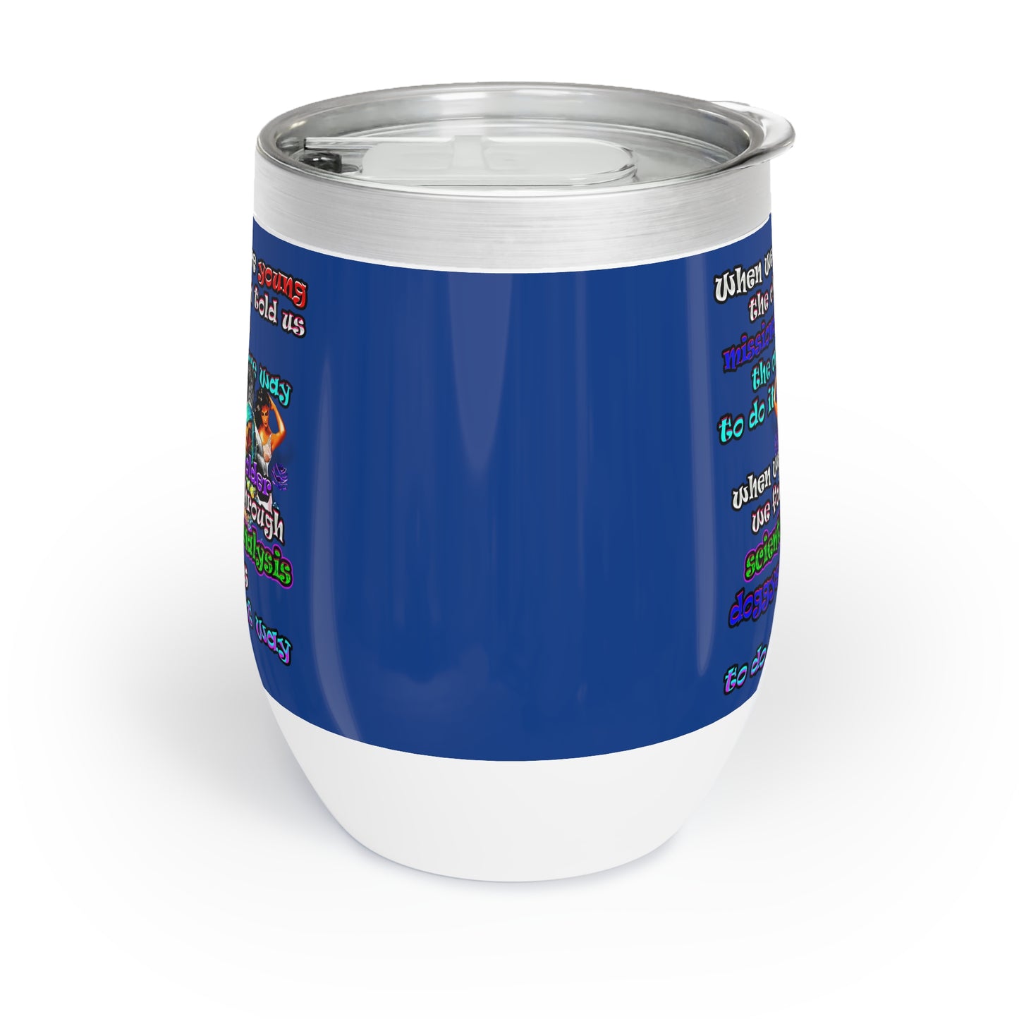 doggystyle - Chill Wine Tumbler (dark blue)