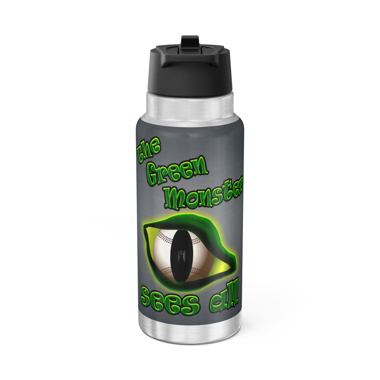 green monster - Gator Tumbler, 32oz  (grey-light grey)