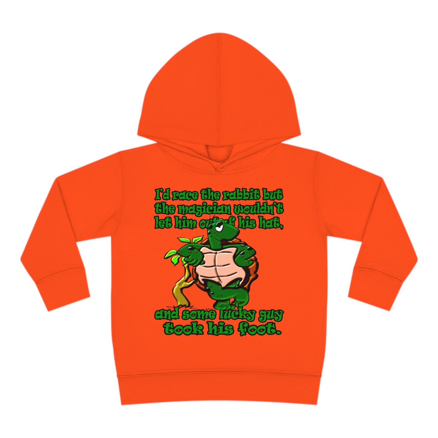 turtle race - Toddler Pullover Fleece Hoodie
