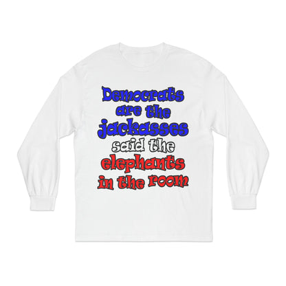 donkeys and elephants - Unisex Classic Long Sleeve T-Shirt