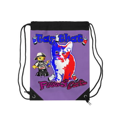 tag that - Drawstring Bag (light purple)
