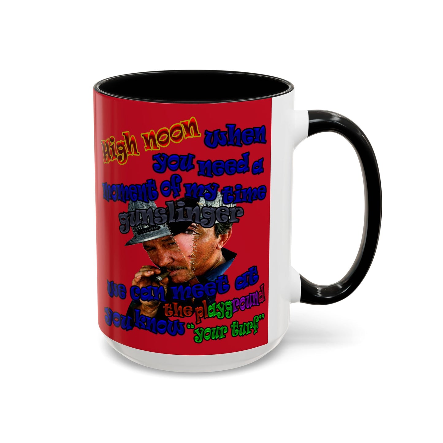 high noon - Accent Mug (dark red)