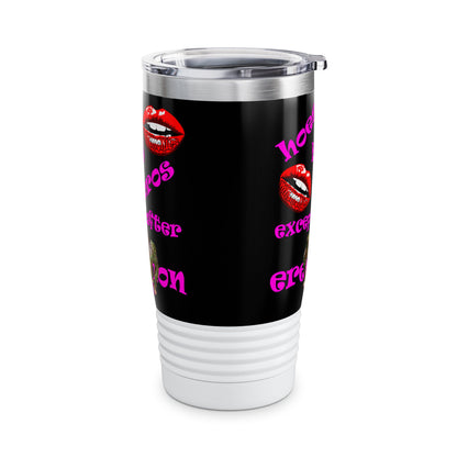 hoes b4 bros - Ringneck Tumbler, 20oz (black)