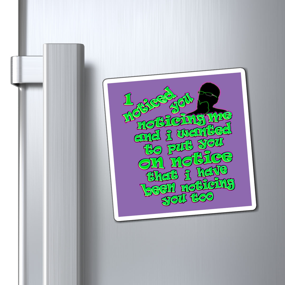 noticed you noticing - Magnets - (light purple)